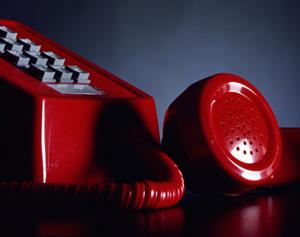 red dial phone